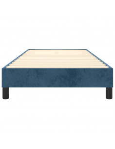 Giroletto a Molle Blu Scuro 100x200 cm in Velluto