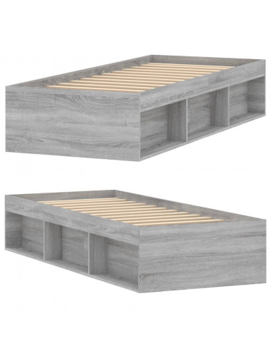 Giroletto Grigio Sonoma 75x190 cm Small Single