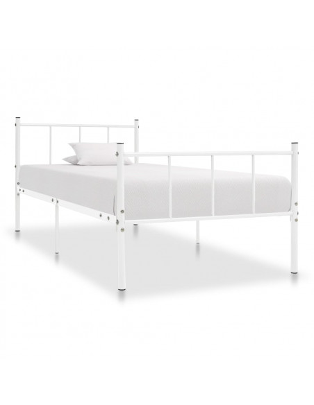 Giroletto Bianco in Metallo 90x200 cm