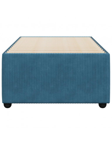 Giroletto Blu 90x200 cm in Velluto