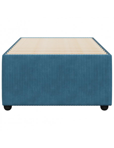 Giroletto Blu 90x200 cm in Velluto