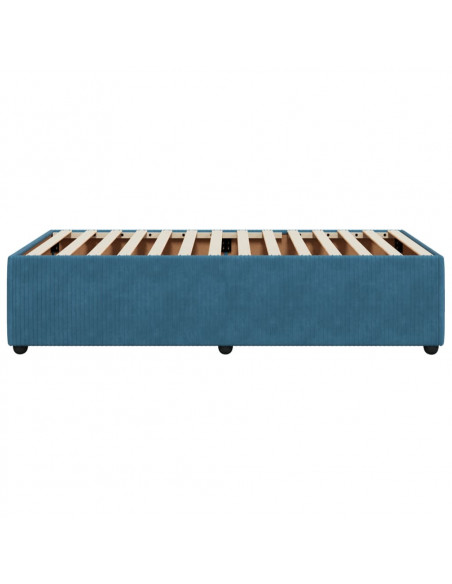Giroletto Blu 90x200 cm in Velluto