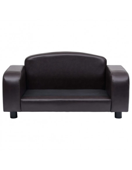 Divano per Cani Marrone 80x50x40 cm in Similpelle