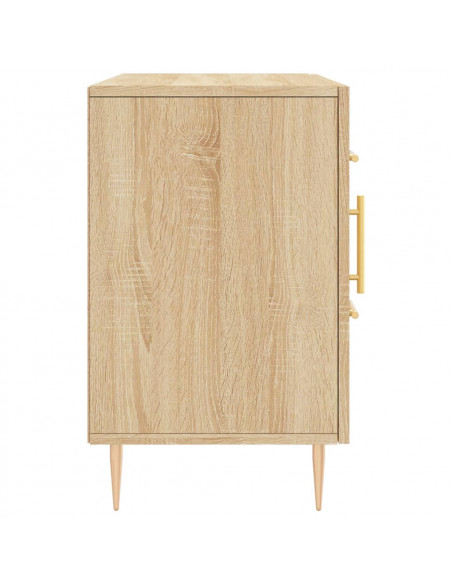 Credenza Rovere Sonoma 100x36x60 cm in Legno Multistrato