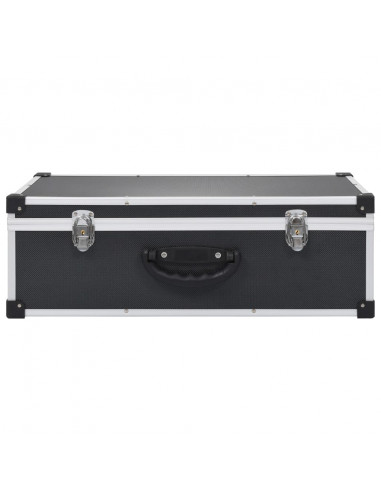 Custodia CD per 80 CD in Alluminio ABS Nero