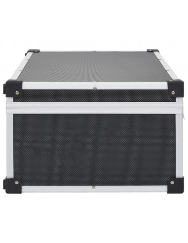 Custodia CD per 80 CD in Alluminio ABS Nero