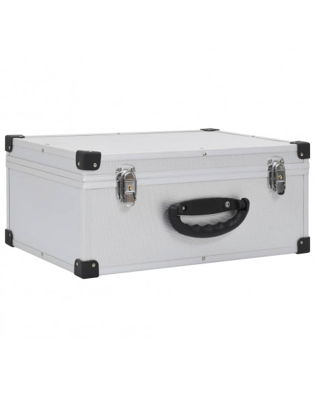 Custodia CD per 60 CD in Alluminio ABS Argento