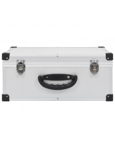 Custodia CD per 60 CD in Alluminio ABS Argento