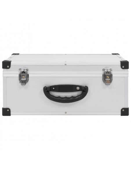 Custodia CD per 60 CD in Alluminio ABS Argento