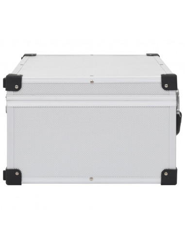 Custodia CD per 60 CD in Alluminio ABS Argento