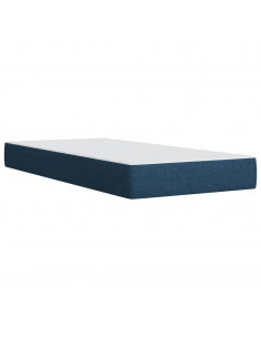 Giroletto a Molle con Materasso Blu 80x200 cm inTessuto