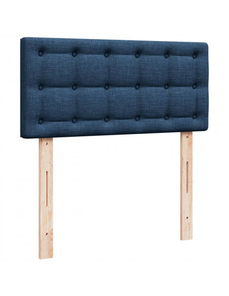 Giroletto a Molle con Materasso Blu 90x200 cm inTessuto
