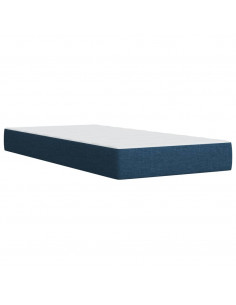 Giroletto a Molle con Materasso Blu 90x200 cm inTessuto