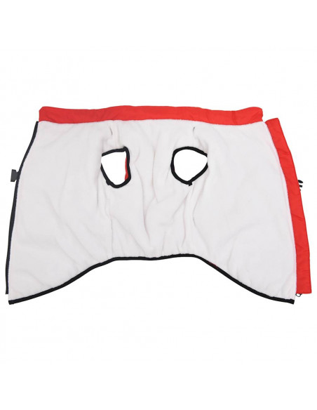 Cappotto Cani Imbracatura Impermeabile Riflettente Rosso L52
