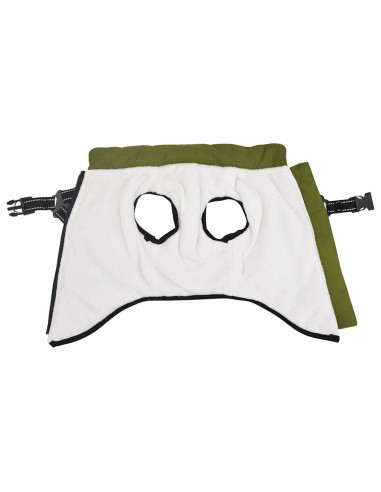 Cappotto Cani Imbracatura Impermeabile Riflettente Verde L