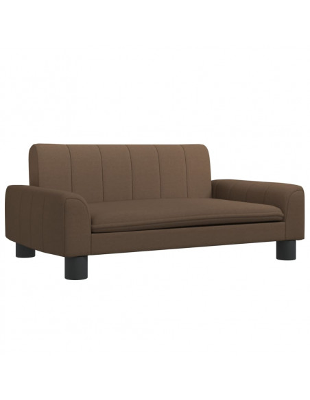 Divano per Bambini Marrone 70x45x30 cm in Tessuto