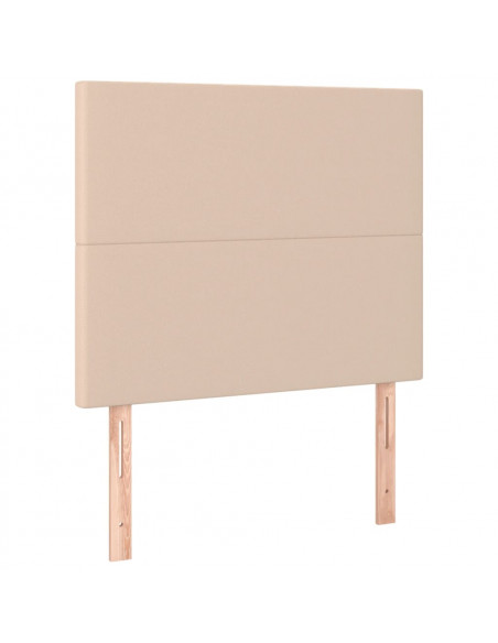 Giroletto a Molle con Materasso Cappuccino 100x200cm Similpelle
