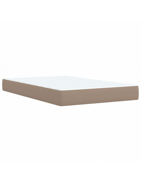 Giroletto a Molle con Materasso Cappuccino 120x190cm Similpelle