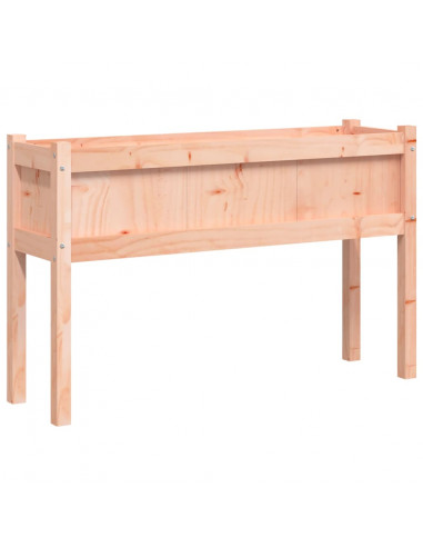 Fioriere da Giardino 2 pz con Gambe Legno Massello di Douglas