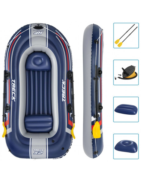 Bestway Hydro-Force Treck x2 Set Gommone Gonfiabile 255x127 cm