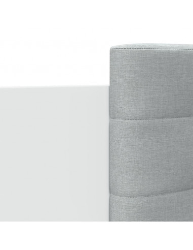 Giroletto con Testiera e LED Bianco 120x200 cm