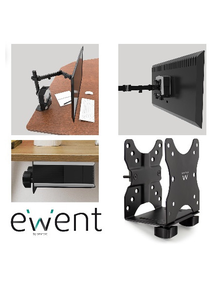 Ewent EW1517 base e supporto per PC/workstation All-in-One 5 kg Nero