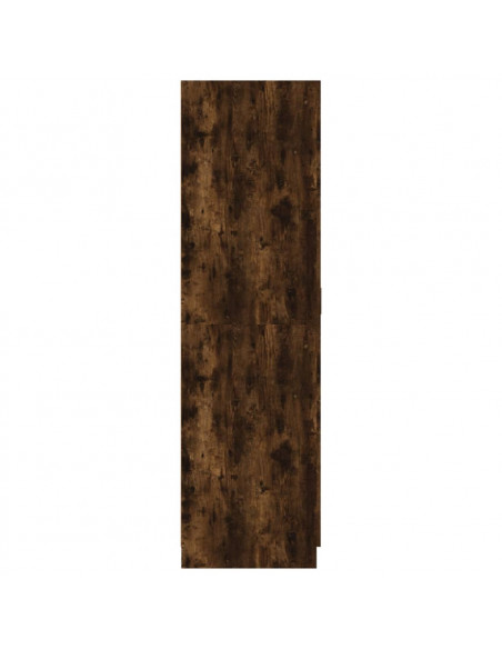 Armadio Rovere Fumo 80x52x180 cm in Legno Multistrato