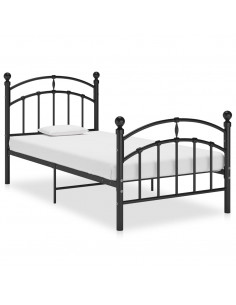 Giroletto Nero in Metallo 100x200 cm 2