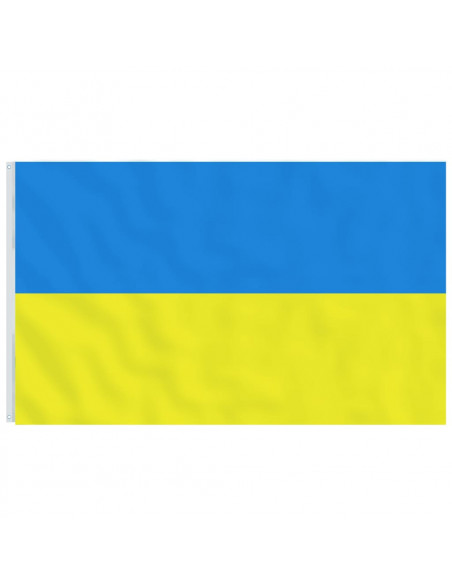Asta e Bandiera Ucraina 5,55 m Alluminio