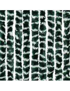 Zanzariera Verde e Bianco 90x220 cm Ciniglia