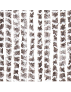 Zanzariera Grigio Talpa e Bianco 90x220 cm Ciniglia