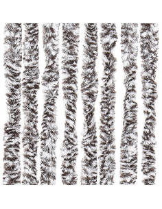 Zanzariera Marrone e Beige 120x220 cm Ciniglia
