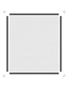 Zanzariera Magnetica per Finestre Bianca 120x140 cm