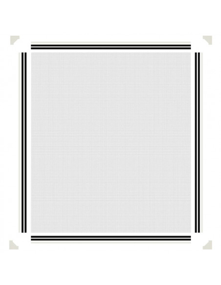Zanzariera Magnetica per Finestre Bianca 120x140 cm