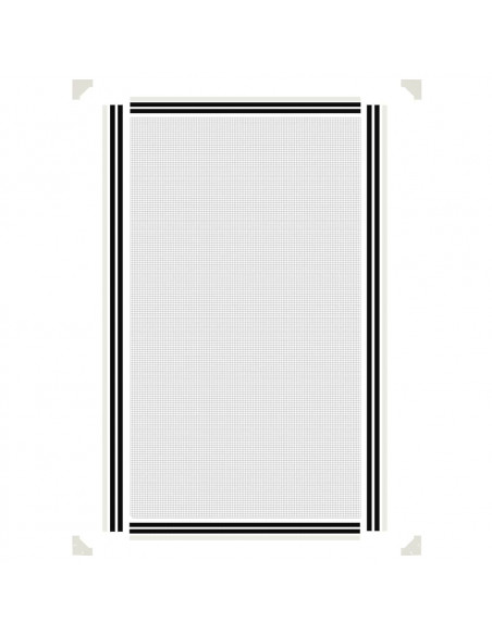 Zanzariera Magnetica per Finestre Bianca 80x140 cm
