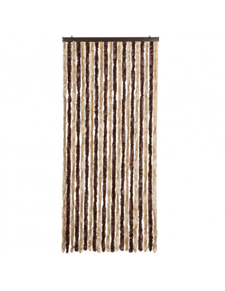 Zanzariera Beige e Marrone Chiaro 90x220cm Ciniglia