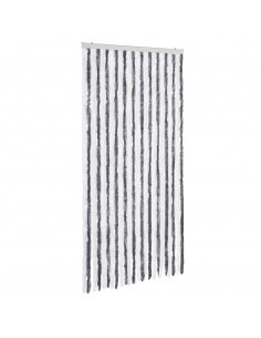 Zanzariera Grigio e Bianco 100x220 cm Ciniglia 2