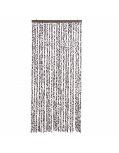 Zanzariera Marrone e Beige 90x220 cm Ciniglia