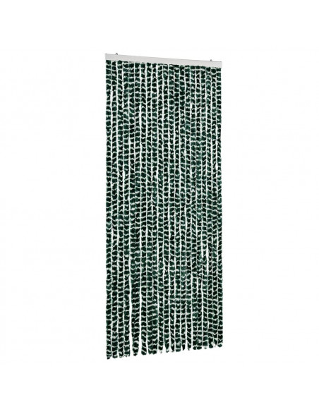 Zanzariera Verde e Bianco 90x220 cm Ciniglia