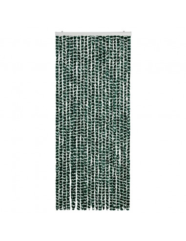 Zanzariera Verde e Bianco 90x220 cm Ciniglia