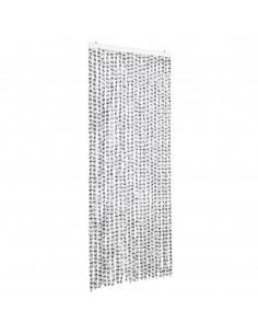 Zanzariera Grigio Chiaro e Grigio Scuro 90x220 cm Ciniglia 2