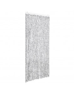 Zanzariera Grigio Chiaro e Grigio Scuro 100x220 cm Ciniglia 2