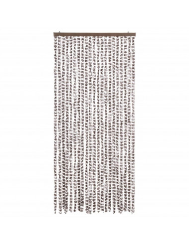 Zanzariera Grigio Talpa e Bianco 90x220 cm Ciniglia