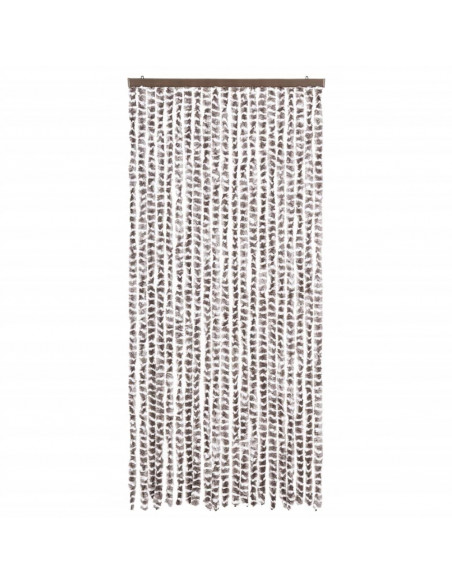 Zanzariera Grigio Talpa e Bianco 90x220 cm Ciniglia