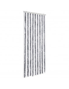 Zanzariera Grigio e Bianco 56x200 cm Ciniglia 2
