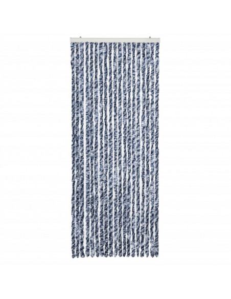 Zanzariera Blu e Bianco 56x200 cm Ciniglia