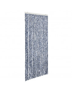 Zanzariera Blu Bianco e Argento  90x220 cm Ciniglia 2