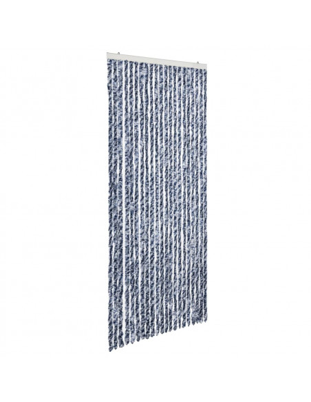 Zanzariera Blu Bianco e Argento  90x220 cm Ciniglia