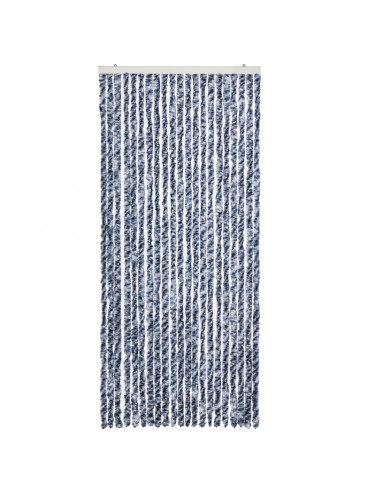 Zanzariera Blu Bianco e Argento  90x220 cm Ciniglia
