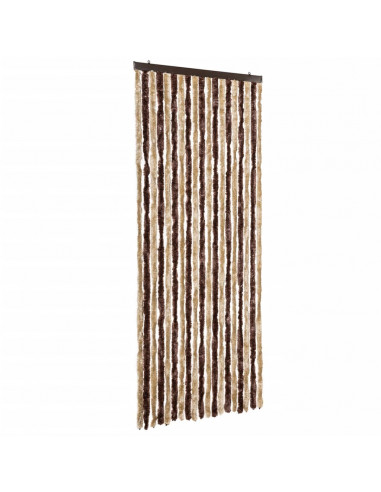 Zanzariera Grigio e Marrone Chiaro 56x185 cm  Ciniglia